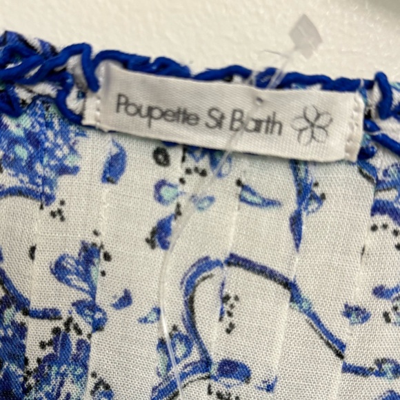 Poupette St. Barth flowy boho tunic with ruffle hem - Picture 3 of 8